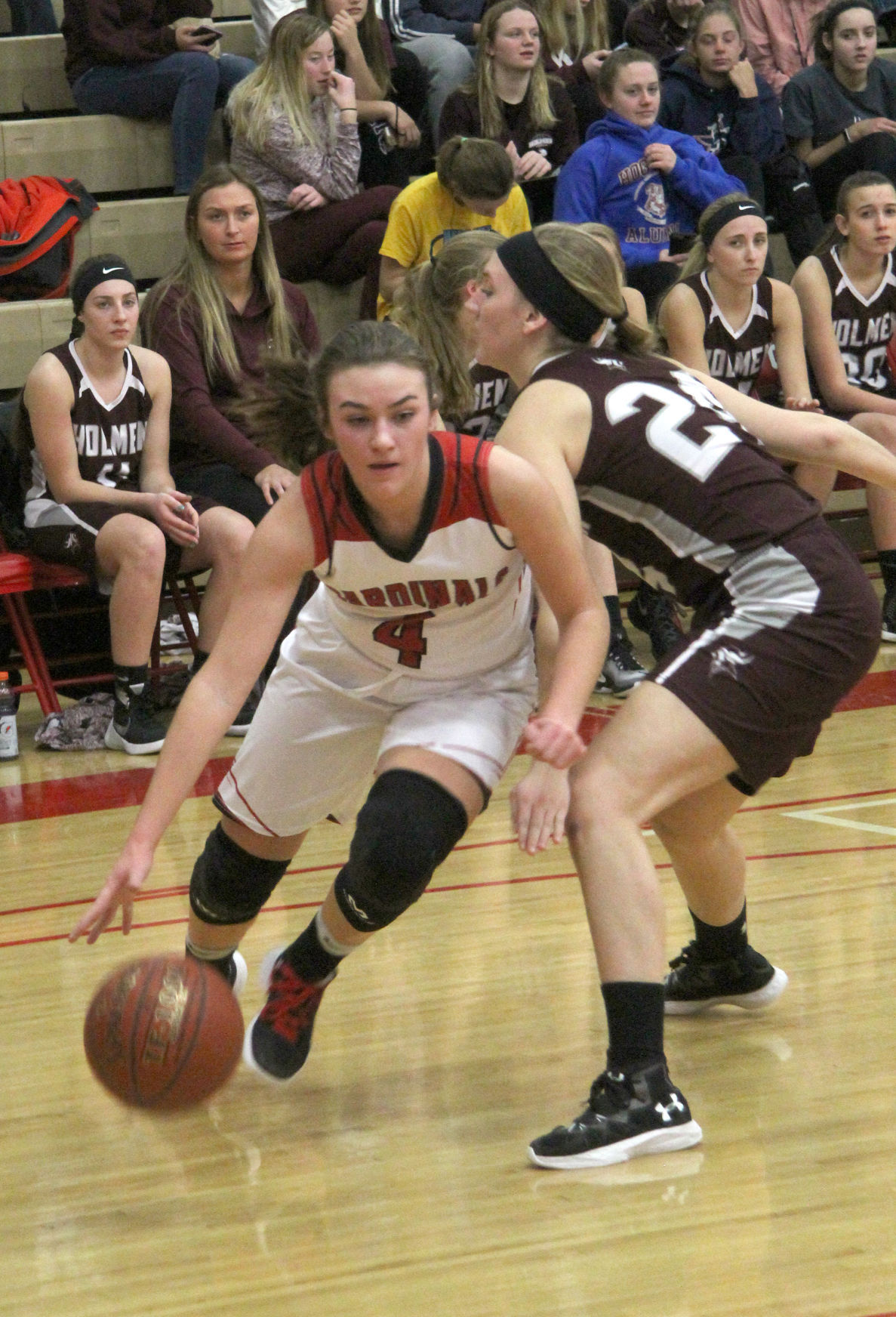 Holmen at Chi-Hi girls basketball 1-2-18